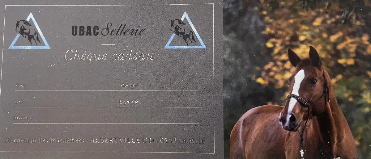 Carte cadeau UBAC Sellerie